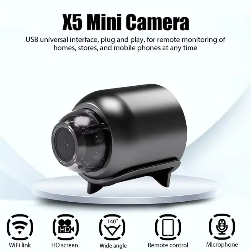 RECHARGABLE MINI WIFI CAMERA