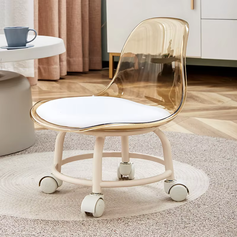 LOW ROLLING SWIVEL STOOL 360° ROTATING BABY MOVING CHAIR FLEXIBLE KIDS RELAX SEAT