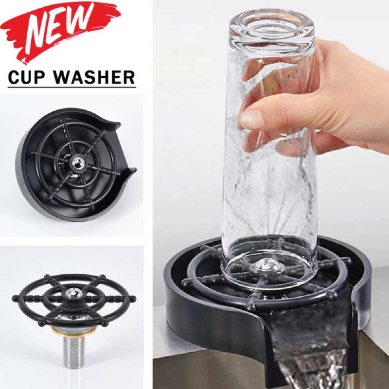 PREMIUM GLASS RINSER FOR KITCHEN SINK HIGH PRESSURE CUP WASHER