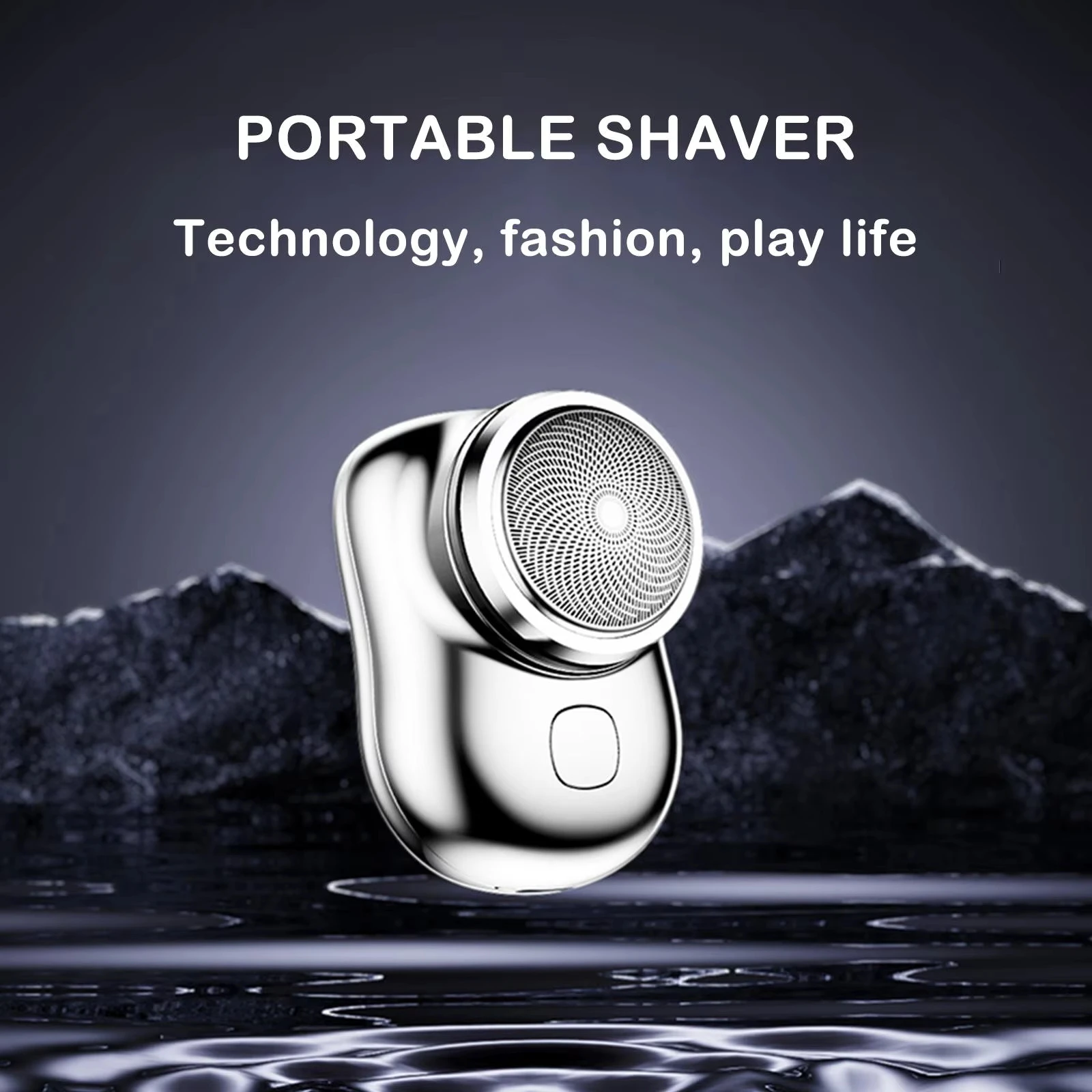 PORTABLE ELECTRIC SHAVER RECHARGABLE MINI SHAVER